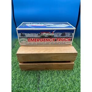 1996 Hess Emergency Truck With Extending Ladder - Brand New In Box